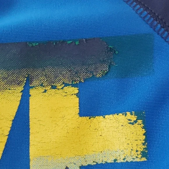 George Blue Kids Rash Guard - Picture 5 of 5